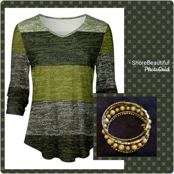 Lily by Firmiana Tops - 3/$20 New Lily tunic with matching bracelet
